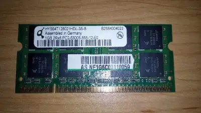 1GB SODIMM laptop RAM, View more