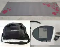 Gym Mat, Duffle Bag & Monitor