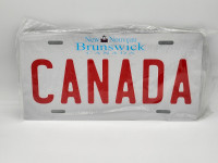 Canada New-Brunswick plate/plaque canada Nouveau-Brunswick neuf