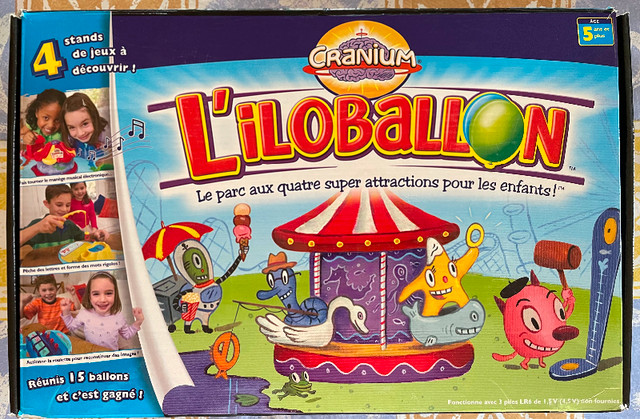 L’iloballon - Le parc aux 4 super attractions (5 ans +) Cranium dans Jouets et jeux  à Trois-Rivières