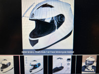 291 - NEW $100 L Youth Kids Full Face Motorcycle Helmet