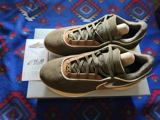 Nike Zoom Lebron XX (20) - Olive Green US Size 11.5 - Never Worn in Men's Shoes in Richmond - Image 4