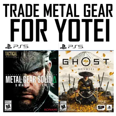 ✔️✔️TRADE Metal Gear for Ghost Of Yotei✔️✔️, View more