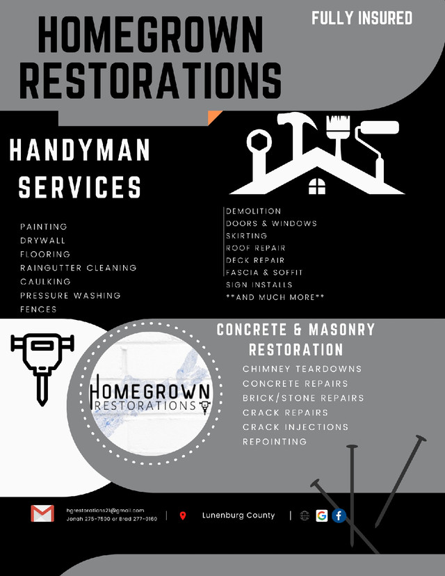Handyman / Home Improvement Services in Renovations, General Contracting & Handyman in Bridgewater