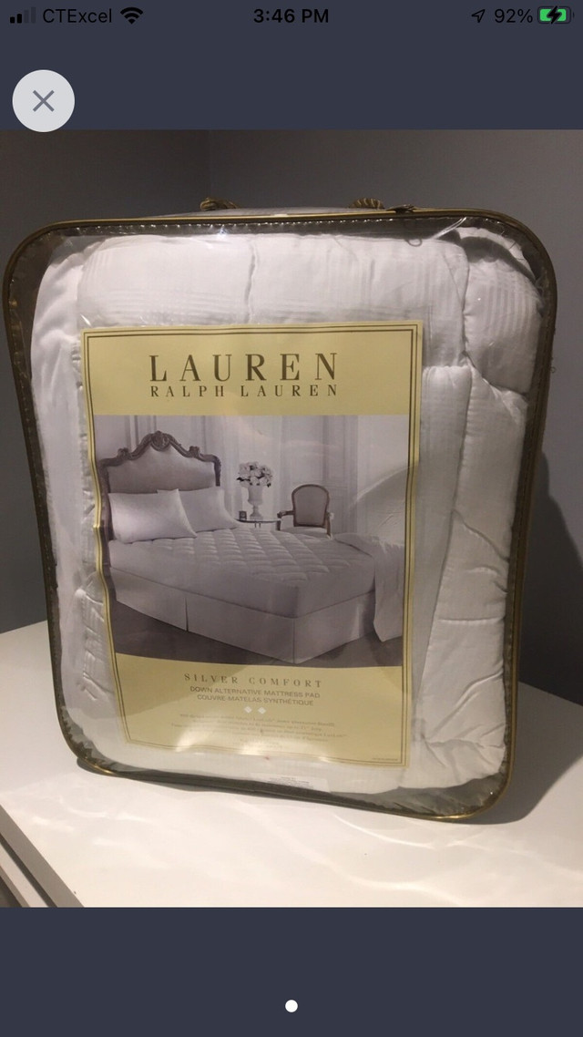 Brand new Luxury Ralph Lauren Mattress Pad in Bedding in City of Toronto