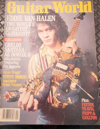 Guitar world jan 1981 Eddie Van Halen 