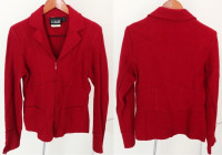 NEW - Miss Alliage - Women's Red Zip Up Jacket Coat (Size S)