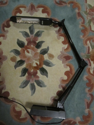 An excellent high quality desk lamp, suitable for drafting/drawing table, or larger desk, or corner...