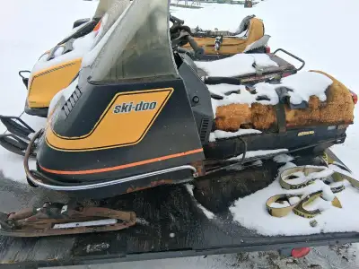 1979 Elan 250 was running 5 years ago $850. 1977 Ski-doo TnT 340 free air was running last year.$850...