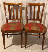 2 Chaises antiques de prestige