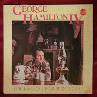 Vintage LP George Hamilton IV Fine Lace and Homespun Cloth