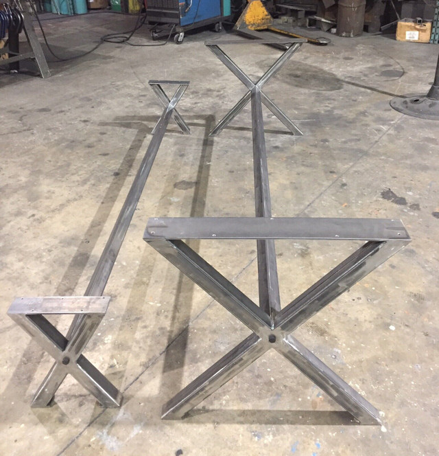 Heavyduty steel table legs and base for sale! in Coffee Tables in Mississauga / Peel Region - Image 4