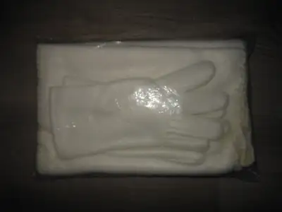 Fleas gloves and hood/scarf, View more
