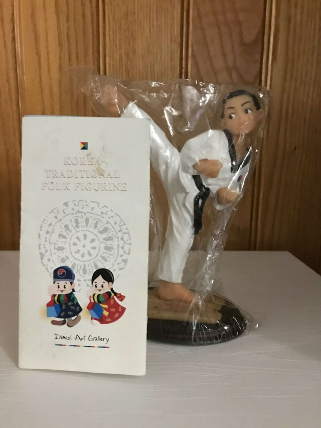 Korean Taekwondo Martial Arts Boy Figure in Arts & Collectibles in Bedford