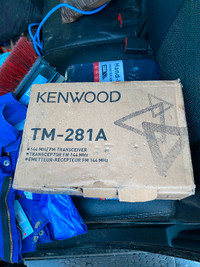 Brand new Kenwood work radio