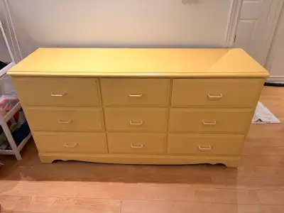 Solid Wood, painted dresser with drawers, View more