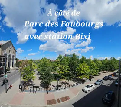 10 minutes de Metro Papineau - 2 chambres fermées, salon, cuisine et salle de bain. - Logement Rénov...