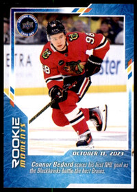CONNOR BEDARD ... ROOKIE MOMENTS … 2024 National Hockey Card Day