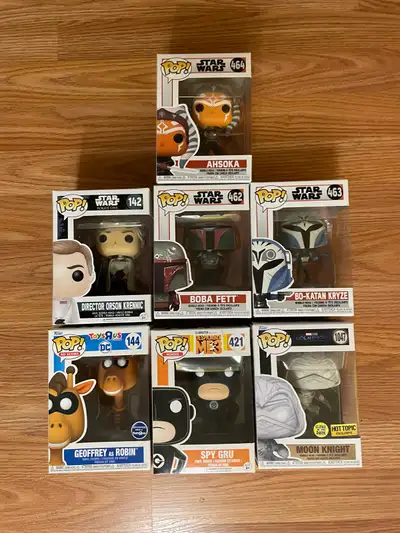 Lot of 7 Funko Pop!, View more