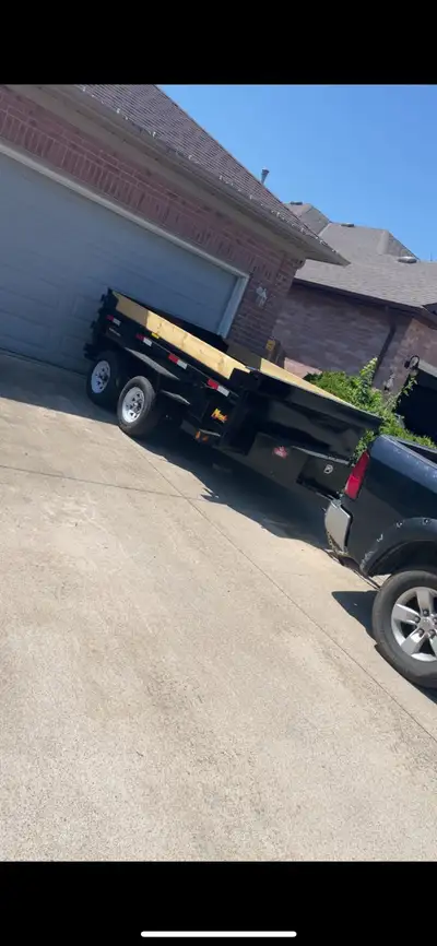 I have a 6x10 dump trailer for rent. Whether you need it dropped off for the day to fill or dump run...