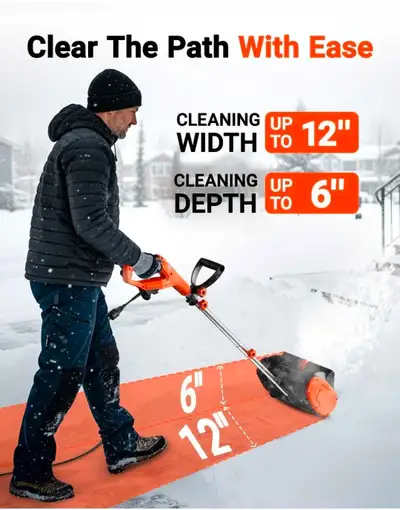 Voltask Snow Blower- Snow Shovel, View more