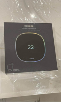 Ecobee Smart Thermostat with Alexa and Siri, Sensor Included