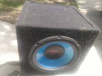 JVC car audio subwoofer speaker/ Alpine 75wattx4 amp