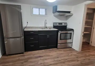 Private entrance. Stainless steel fridge and stove. In-unit washer & dryer (for this unit only). Tra...