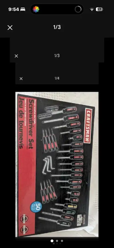 Craftsman 50 piece Screwdriver Set , View more