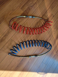 Pair of Heavy Duty Coiled Compressor Air Lines 