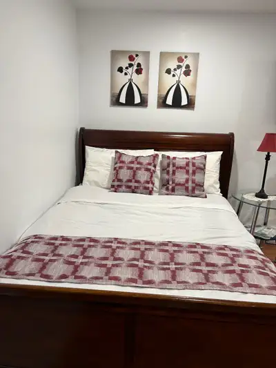 Fully furnished bachelor for Rent in Bedford for short term rental includes washer, dryer kitchenett...