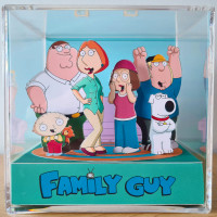 Fan art cube diorama : Family Guy (Les Griffin)
