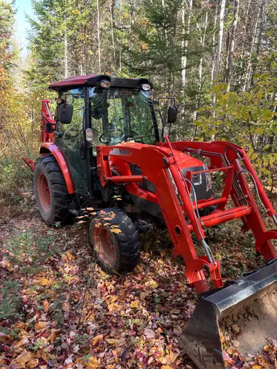 2017 50 hp kioti nx 5010 tractor with 1500 hours on it tractor was completely gone over in the sprin...