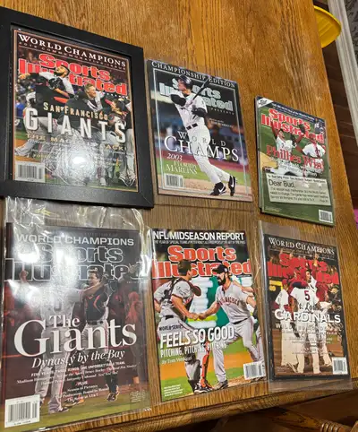 Sports Illustrated Magazines-CHAMPIONS! Over 40 magazines, View more