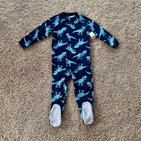 Brand new Carters pajamas fleece dinosaurs 4T