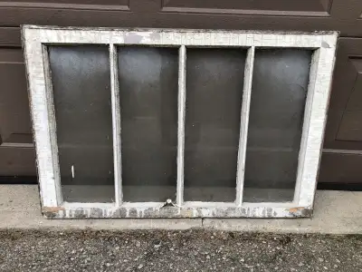 Vintage wooden farmhouse window arts crafts decor frame, View more