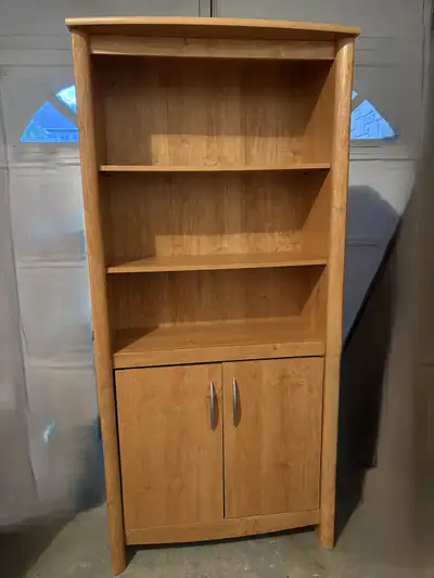 Modular Bookcase/ Cabinet - 3 Shelves & 2 Doors, View more