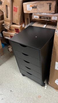 5 drawer File Cabinet Wheels, 15.7" x 15.7" x 26.4" Markham / York Region Toronto (GTA) Preview