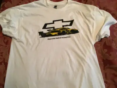 Detroit Grand Prix 2024TShirt corvette C8R and indycar on front, View more