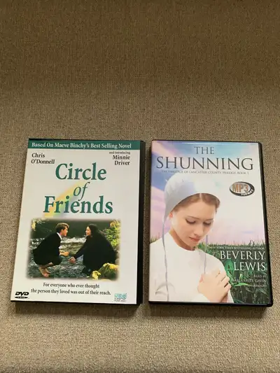 DVD The Shunning  - Circle of friends  - $5.00 each , View more