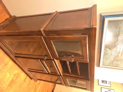 Wood china cabinet, View more