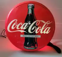 Vintage 1995 Coca-Cola Red Disc Telephone