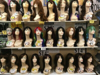 high-quality costume wig comic expo wig, real hair look $10-$15