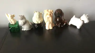 Selling Assorted Vintage Avon Perfume Bottles Figurine Collectibles All in Excellent Condition $80 f...