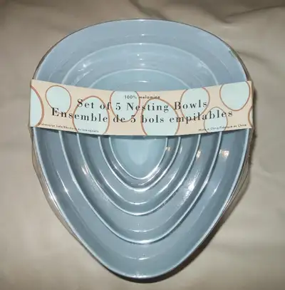 set of 5 nesting bowls, View more