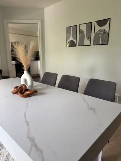 STHOUYN Extendable Dining Table for 6–10 People, View more