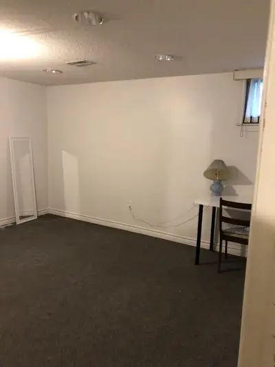 Furnished shared room in basement for Rent – Female Only