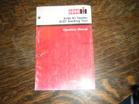 Case IH 8100 Air Seeder, 81ST Seeding Tool Operators Manual