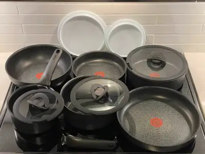 58%	OFF	T-FAL, Ingenio, Nonstick Cookware Set, 13pc Pots and Pan, View more