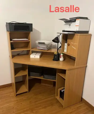 Corner Desk with Hutch, View more